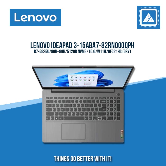 LENOVO IDEAPAD 3-15ABA7-82RN000QPH R7-5825U/8GB+8GB/512GB NVME | BEST FOR STUDENTS AND FREELANCERS LAPTOP LENOVO IDEAPAD 3-15ABA7-82RN000QPH R7-5825U/8GB+8GB/512GB NVME | BEST FOR STUDENTS AND FREELANCERS LAPTOP